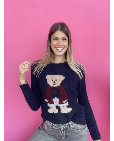 MAGLIONE TEDDY - misto lana mohair