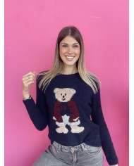 MAGLIONE TEDDY - misto lana mohair
