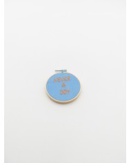 TELAIETTO RICAMATO A MANO – diam. 8cm