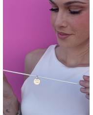 Medaglia Personalizzabile Incisa a Mano - tonda piccola 1,5 cm