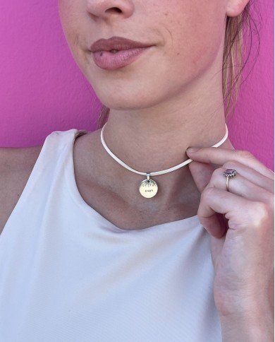 Medaglia Personalizzabile Incisa a Mano - tonda piccola 1,5 cm