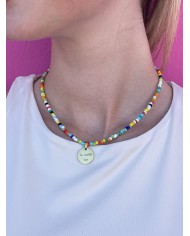 Medaglia Personalizzabile Incisa a Mano - tonda piccola 1,5 cm