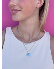 Medaglia Personalizzabile Incisa a Mano - tonda piccola 1,5 cm