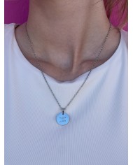 Medaglia Personalizzabile Incisa a Mano - tonda piccola 1,5 cm