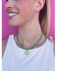 Medaglia Personalizzabile Incisa a Mano -  tonda grande 2 cm
