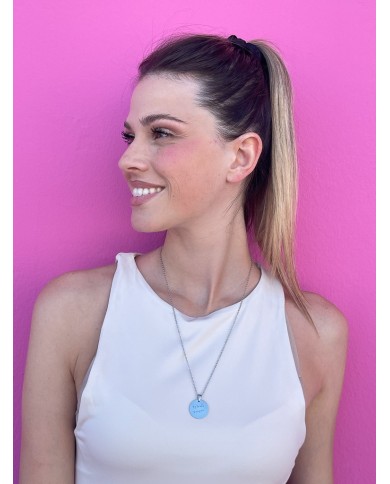 Medaglia Personalizzabile Incisa a Mano -  tonda grande 2 cm