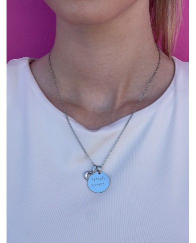Medaglia Personalizzabile Incisa a Mano -  tonda grande 2 cm