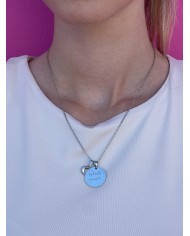 Medaglia Personalizzabile Incisa a Mano -  tonda grande 2 cm