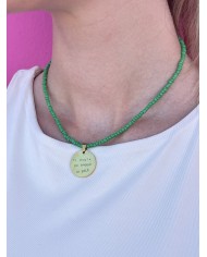 Medaglia Personalizzabile Incisa a Mano -  tonda grande 2 cm