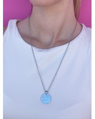 Medaglia Personalizzabile Incisa a Mano -  tonda grande 2 cm