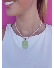 Medaglia Personalizzabile Incisa a Mano -  ovale grande 3,5cm