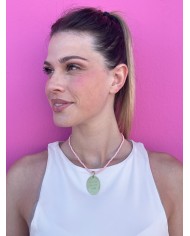 Medaglia Personalizzabile Incisa a Mano -  ovale grande 3,5cm