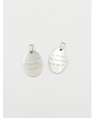 Medaglia Personalizzabile Incisa a Mano -  ovale grande 3,5cm