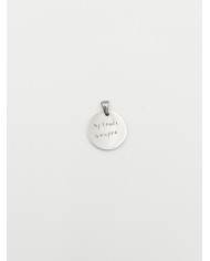 Medaglia Personalizzabile Incisa a Mano -  tonda grande 2 cm