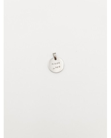 Medaglia Personalizzabile Incisa a Mano - tonda piccola 1,5 cm