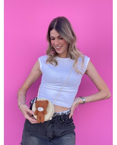 Borsetta con Orsacchiotto - SENZA RICAMO