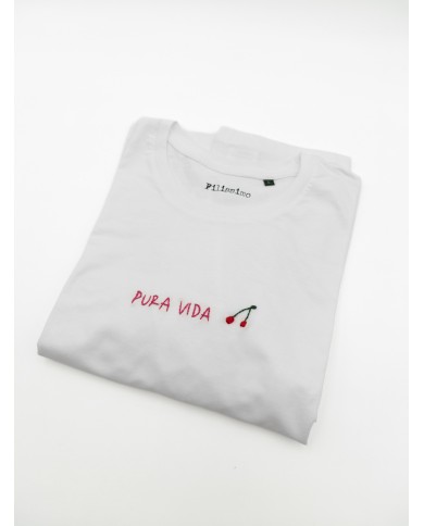 T-shirt Ricamata PURA VIDA / CILIEGIE TAGLIA L – Filissimo