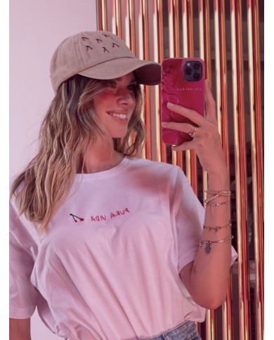 T-shirt Ricamata PURA VIDA / CILIEGIE TAGLIA L – Filissimo