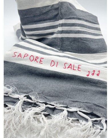 Telo Mare Ricamato SAPORE DI SALE – Filissimo